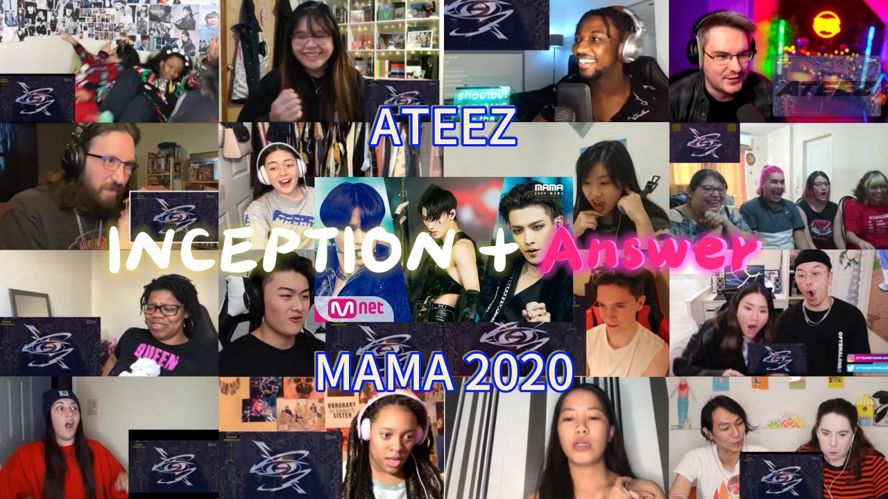 ATEEZ - 'INCEPTION + Answer' | 201206 [MAMA 2020] REACTION MASHUP 