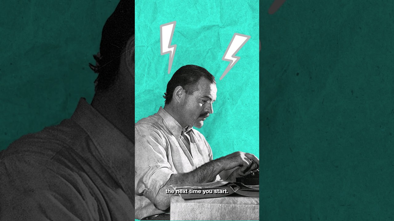 The Hemingway Trick for beating procrastination