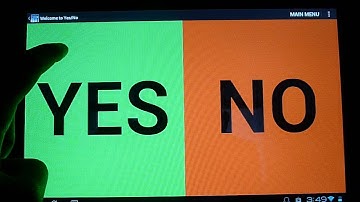 How To: Using the YES NO Feature on YouTalk AAC for Android