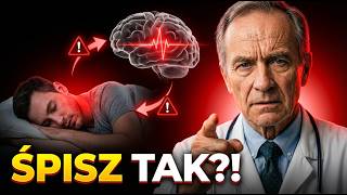 Neurolog BŁAGA: Nigdy nie śpij w tej pozycji po 65. roku życia (Ciche ryzyko udaru)