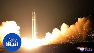 2017: North Korea TV shows video of ballistic missile launch