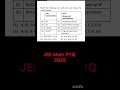 JEE Main PYQ 2025 | Rupak Singh