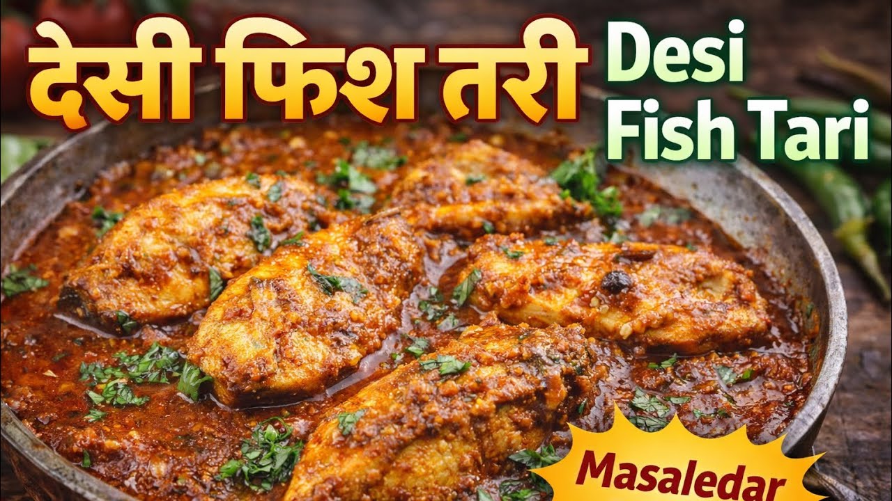 Dhaba Style Desi Fish Tari 🐟 | Aisa Swad Ghar Par Pehli Baar! 🔥