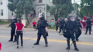 Pro-choice protesters clash with police in Sioux Falls