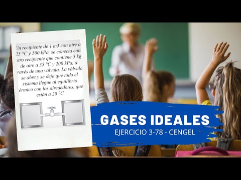 GAS IDEAL | Ejercicio 3-78 COMPLETO Termodinámica de Cengel