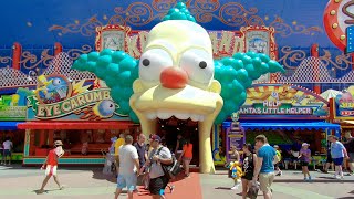 The Simpsons Springfield Area 2019 Complete Tour | Universal Studios Orlando