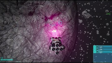 Infinite voxel asteroid field