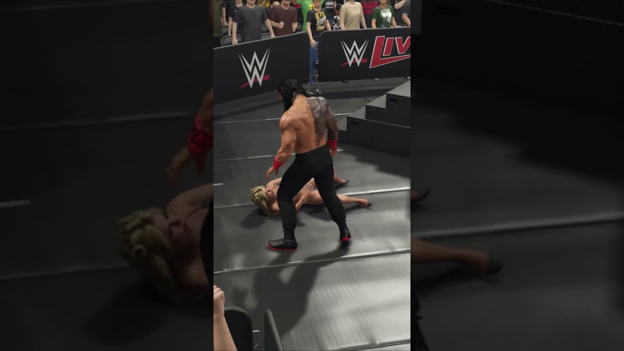 Роман Рейнс против Алексы Блисс || Видео игрового процесса боя в WWE2k25 