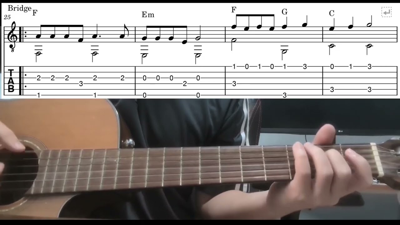 Pretty Little Baby (Connie Francis) - Easy Fingerstyle Guitar Playthrough Tutorial Lesson With Tabs