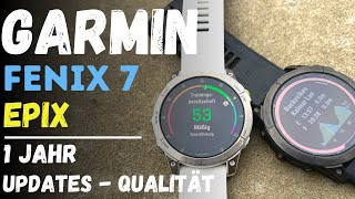 One year Garmin Fenix 7 and Epix - quality updates screenshot 4