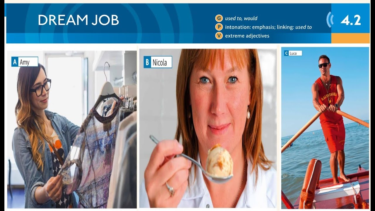 DREAM JOB |Unit 4| 4.2 DREAM JOB | JOBS| Speak out intermediate