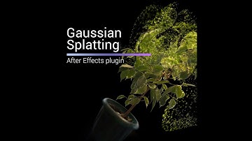 Gaussian Splatting for After Effects