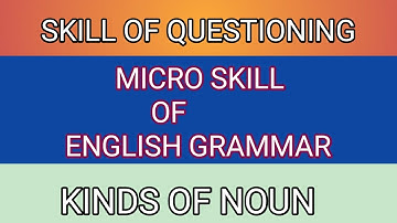 Micro Skill of Questioning...How to ask questions in class...B.ED lesson plan