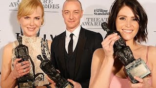 Nicole Kidman And James McAvoy win at Evening Standard Theatre Awards