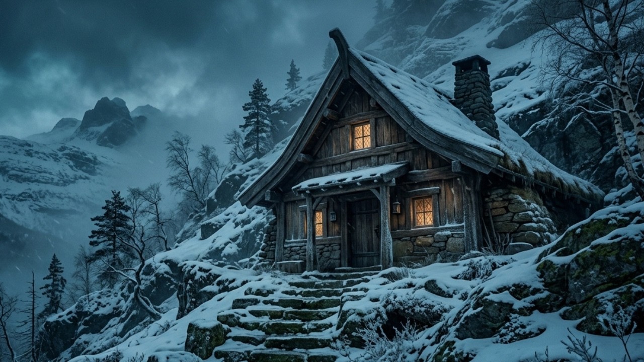 ❄️ Medieval Celtic Music for Studying  Winter Ambience in Frozen Nordic Castle