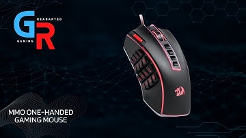 MMO Gaming Mouse for One-Handed Video Gaming