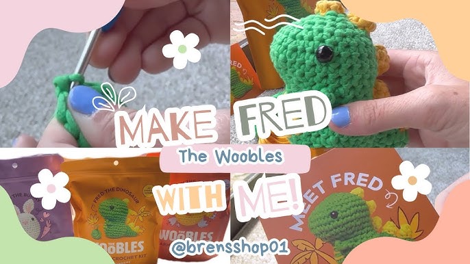 Learn to Crochet Kit - Fred the Dinosaur by The Woobles – Mochi Kids