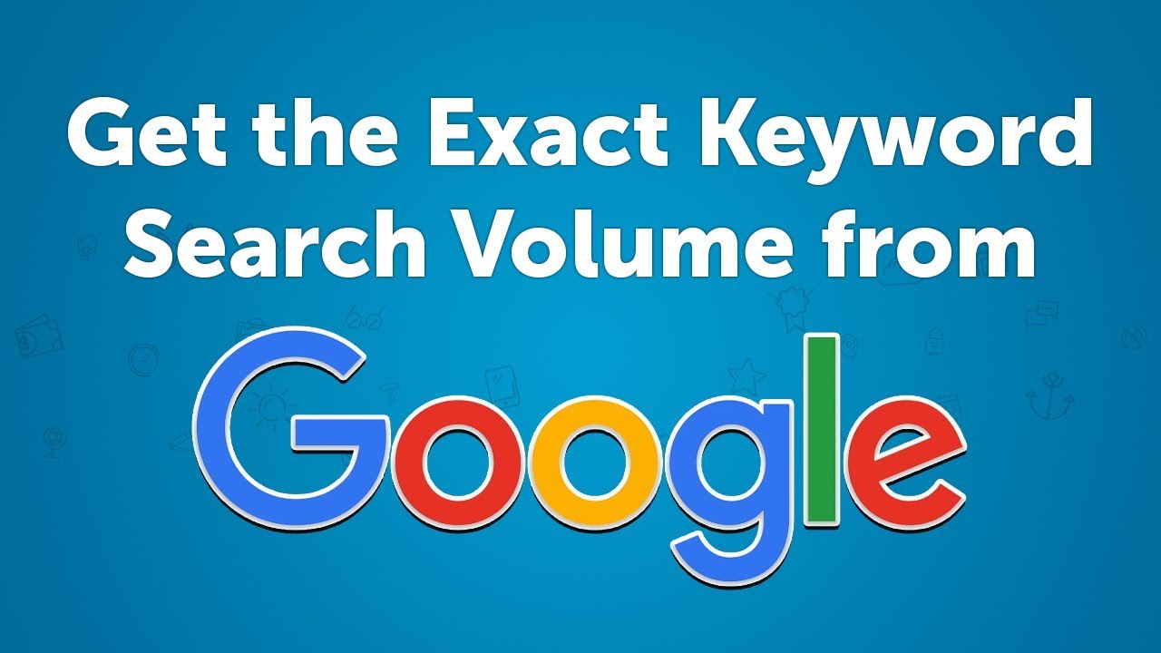 เช็ค อันดับ keyword  Update 2022  Make Google Show the EXACT Keyword Search Volume using the Forecast Tool