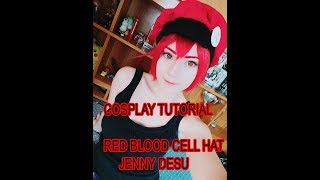 pic Cells At Work Red Blood Cell Hat red blood cell s hat tutorial cells at work hataraku saibou