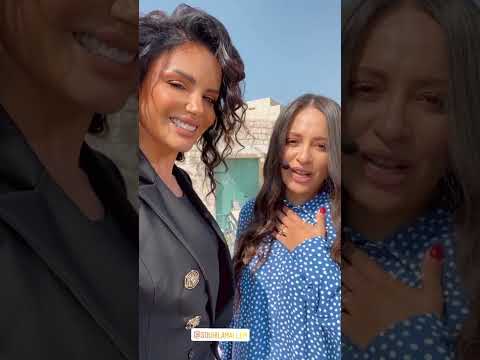 سهيلة معلم مع ممثلة لبنانية في قطر Tik Tok 2022