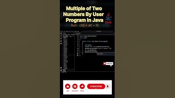 program of multiply two number in Java | #shorts #youtube #ytshorts #trending #music #youtubeshorts