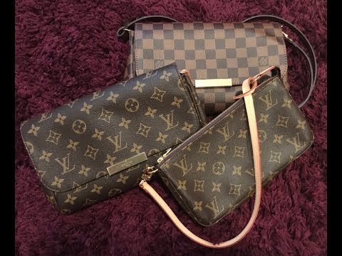 Louis Vuitton Favorite MM vs Pochette Accessoires (May 2019) Review/ What Fits - YouTube