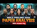 WBCS Prelims 2024 Paper Analysis Live | Complete Answer Key & Solutions | Expected Cut Off