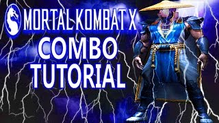 Mortal Kombat X RAIDEN Combos - THUNDER GOD Combo Tutorial