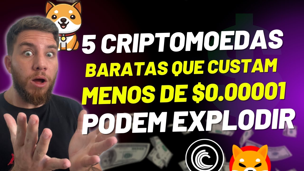 5 Criptomoedas Que Vão Explodir e Custam Menos de 0,00001 Centavo! |  Criptomoedas Promissoras 2023