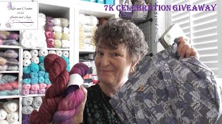 7K Celebration Giveaway #knitting #crochet #celebration #yarn