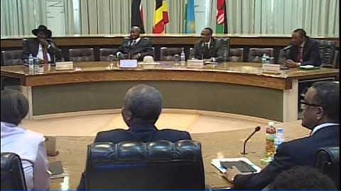 Uganda, Kenya, South Sudan Presidents attend Integration Projects Summit, Kigali 28 October 2013