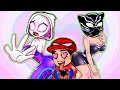 SpiderMan is Fascinated by 2 Beautiful Girls | Marvel's Spidey and his Amazing Friends Animation