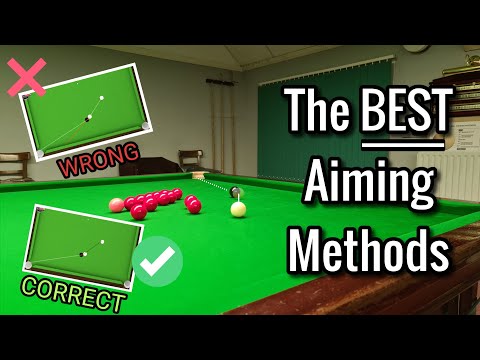 Snooker Aiming Guide Billard Sight Auxiliaire Collimation Dispositif  d'Entraînement Pool Cue Pratique Aidblack