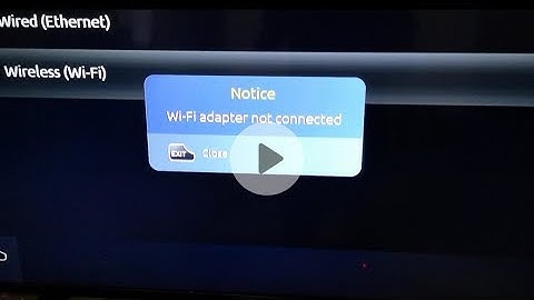 How to fix : Wifi Adapter not connected - MAG box
