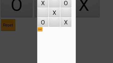 Tic tac toe app game using MIT APP INVENTOR