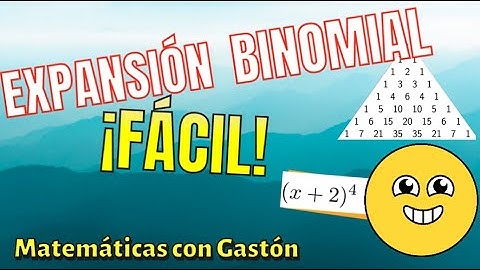 ¡Expansión binomial FÁCILl! | Binomio de Newton, Triángulo de Pascal 🔺