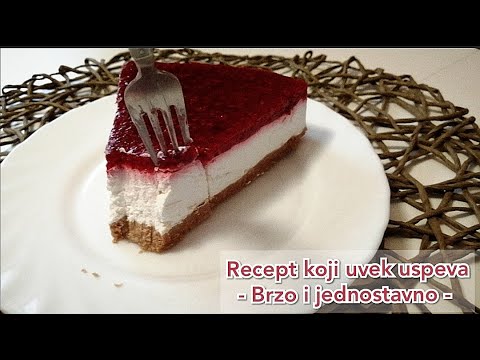 Cheesecake (Čizkejk) | Recept  detaljnoo (za pocetnike) | Vocni kolac sa sirom