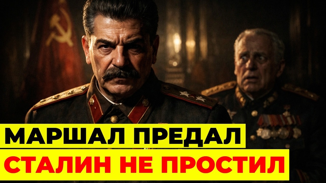 Сталин узнал, что маршал предал его Месть была страшной  История СССР