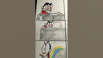Fan-Made Sml Drawing short: Jeffy & Bully Fight on the Bus.