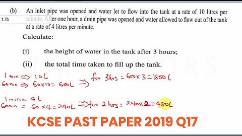 KCSE past papers mathematics PAPER 1 2019.kcse past papers mathematics. KCSE MATHS PAPER 1 Q17
