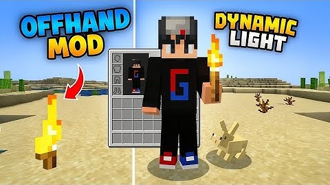 Dynamic-Light-Offhand-Torch-Addon For Mcpe 1.21+ | Best Addon For Mcpe