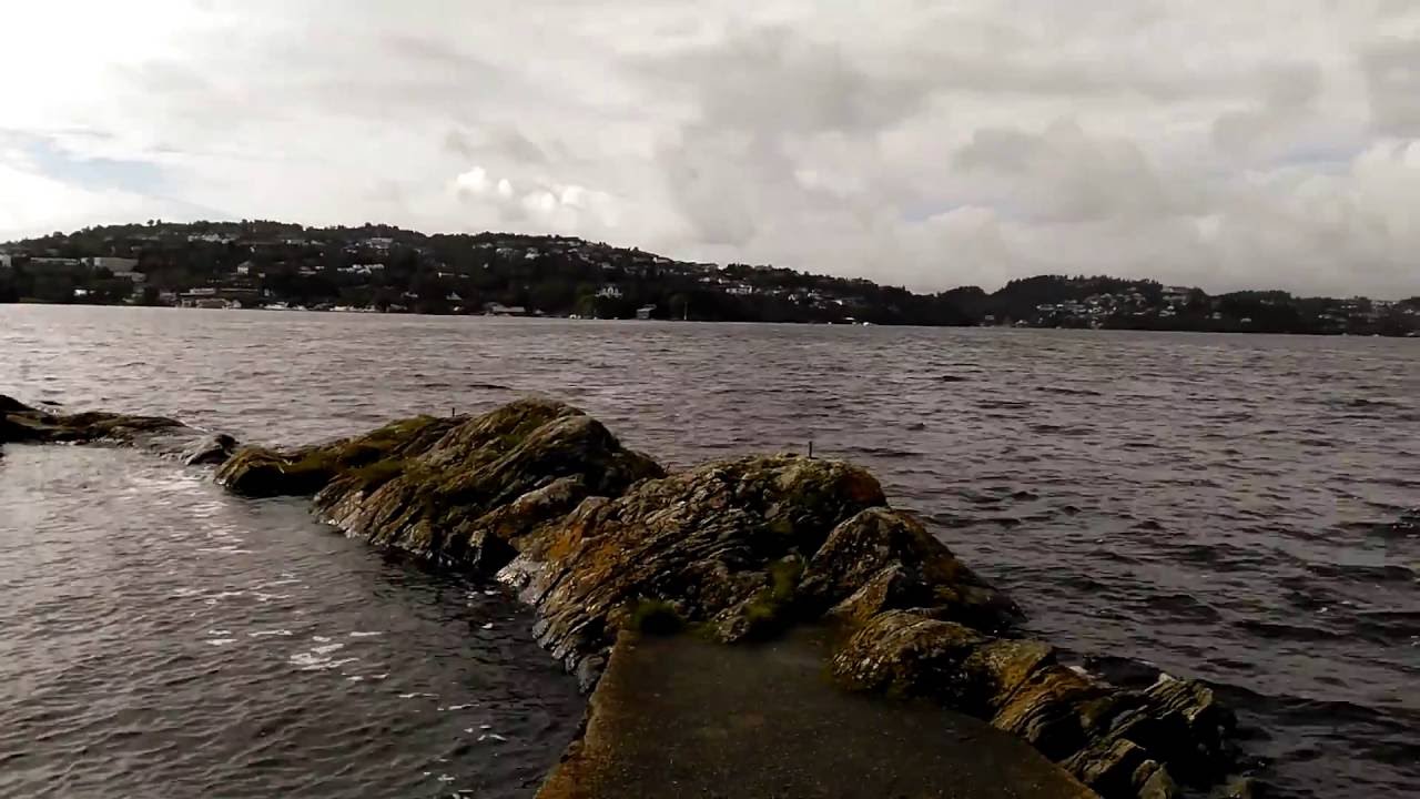 Lake Nordås from the garden at Edvard Grieg's house, Troldhaugen.