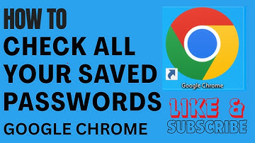 How To Check All Your Saved Passwords In Google Chrome #chrome #chromeupdate