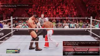 WWE 2K22   Rey Mysterio   Front Light Attack while Miz is standing in the ring