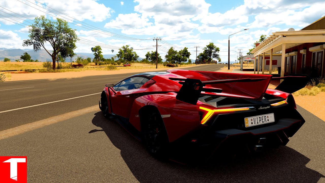 Lamborghini Veneno | Forza Horizon 3 | Logitech g29