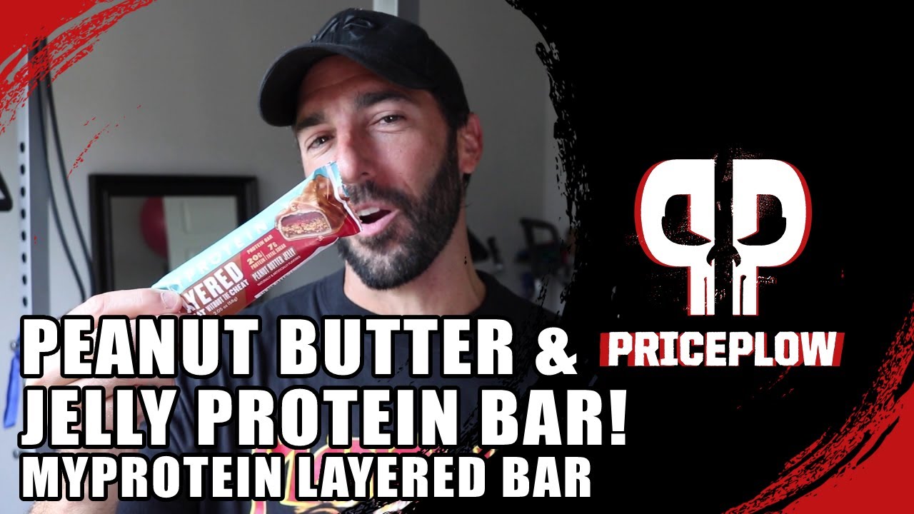 Peanut Butter Jelly Protein Bar! (& Chocolate Coconut) Myprotein Layered Bar