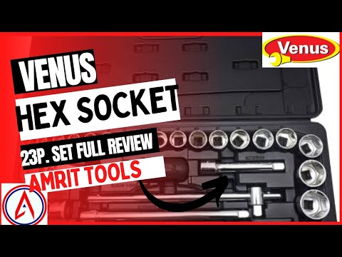 Venus Hex Socket Set || 23 Pcs Set || 1/2 Socket || Amrit Tools ...