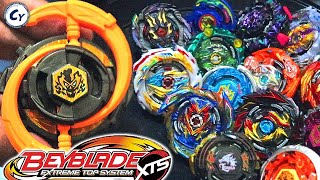 XTS KRONOS SCYTHE SWIPE vs SPARKING & REMAKES! Beyblade Burst Sparking VS Beyblade XTS