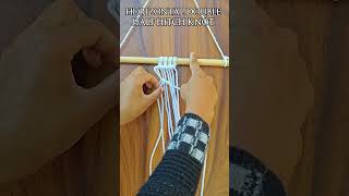 Learn Horizontal Double Half Hitch Knot Easy!