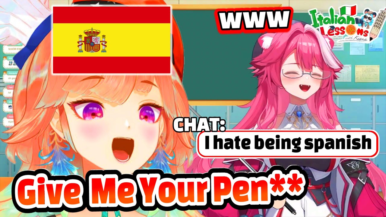 Kiara made Spanish Speakers Regret watching Raora's Italian Stream